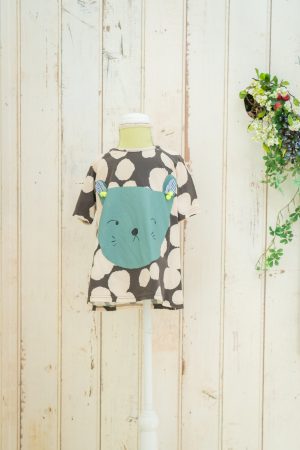 ねこちゃんのお洋服(グレー)100cm