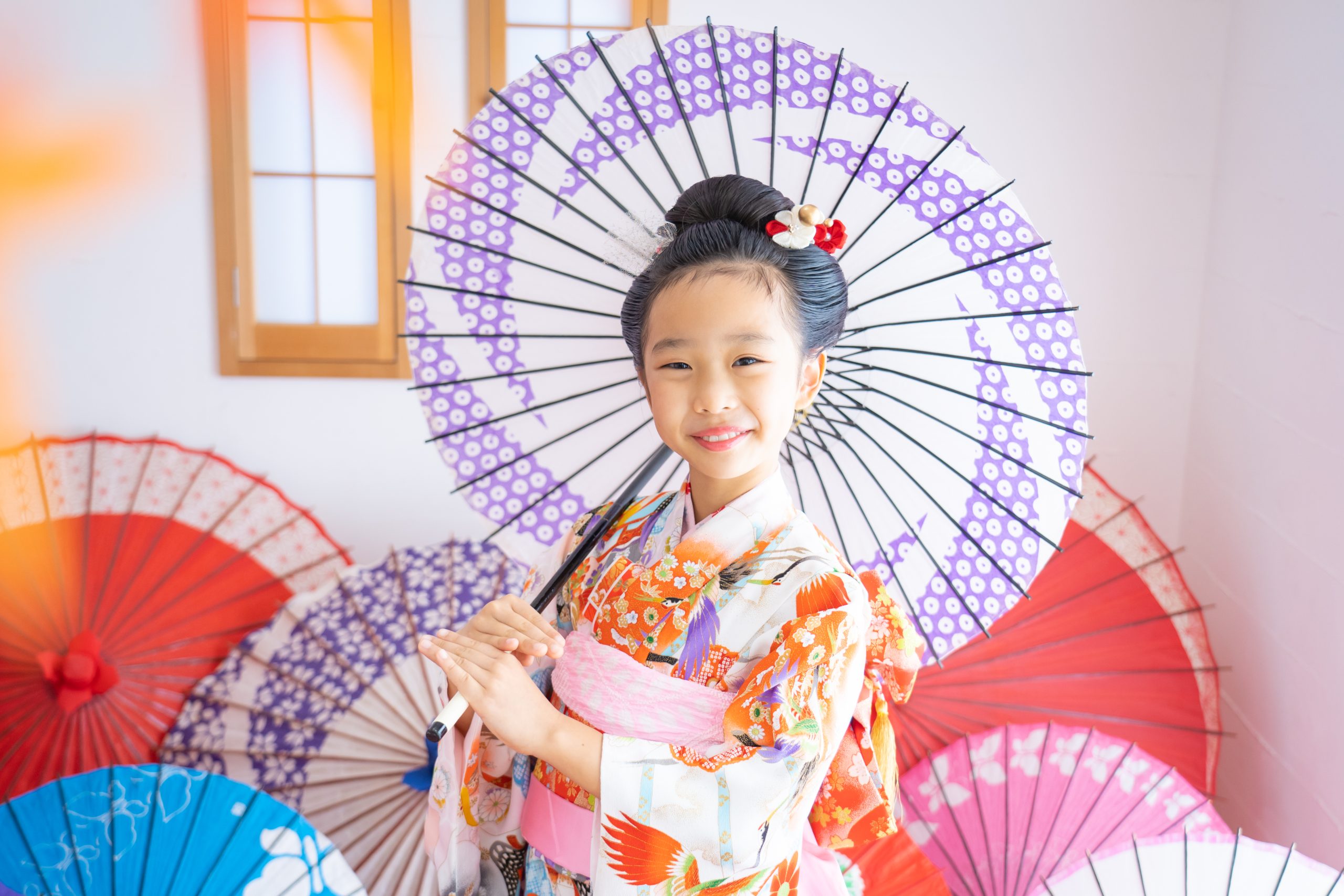 七五三 7才 スタジオ撮影