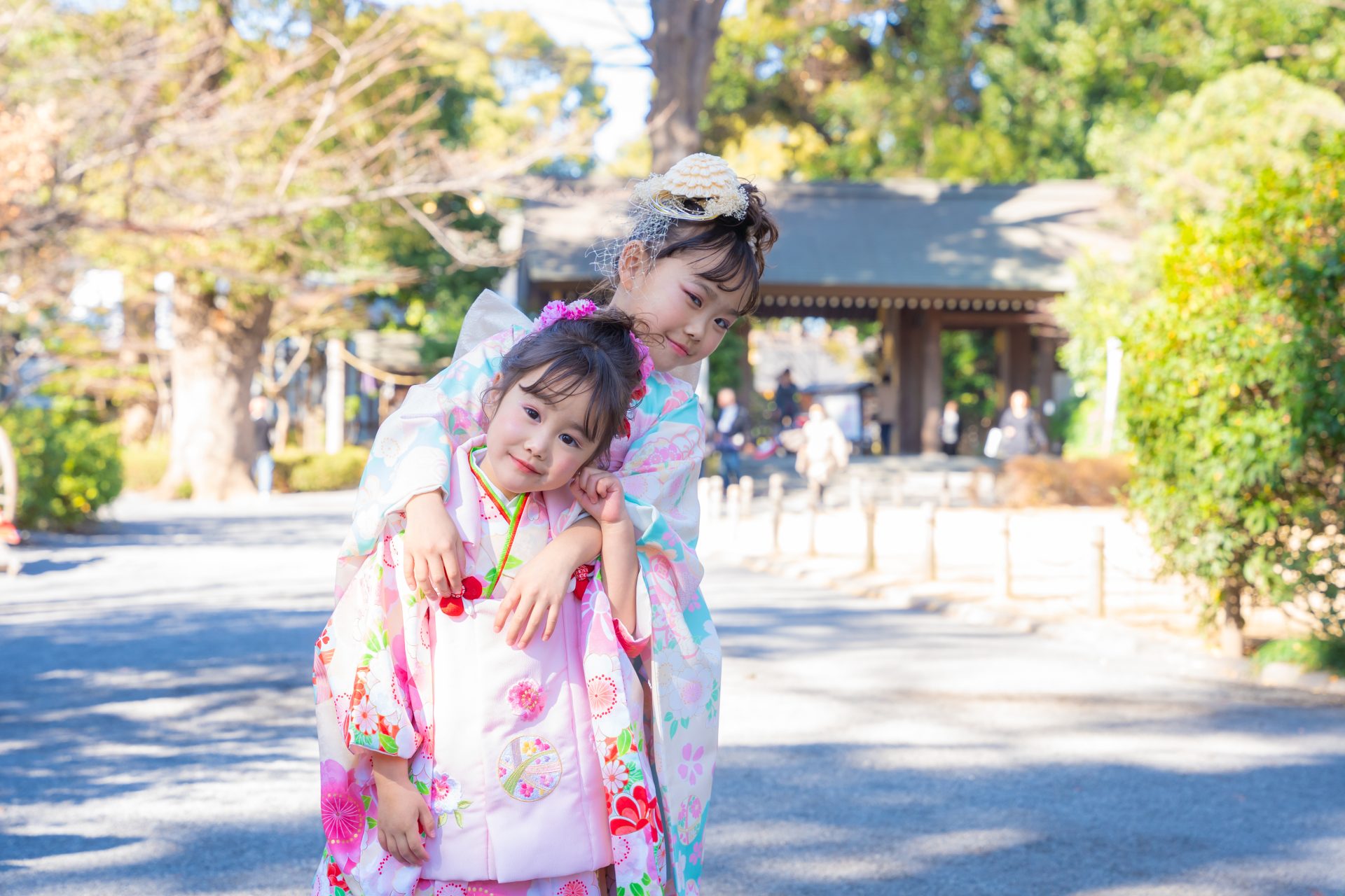 阿佐ヶ谷神明宮 七五三姉妹 出張撮影